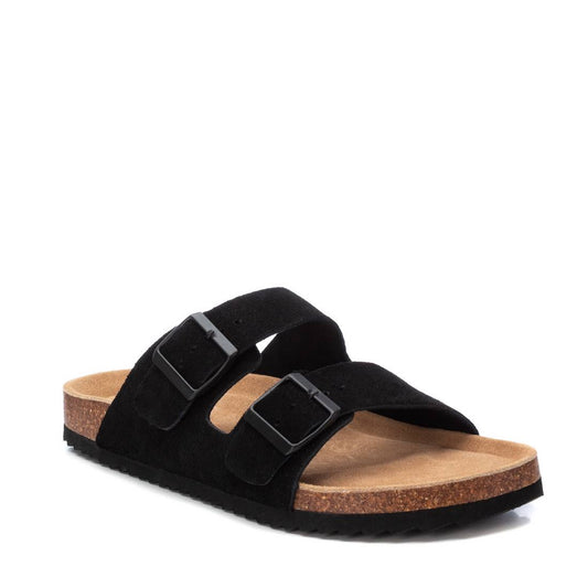 Refresh Men's Cork Footbed Suede Leather Sandals 142553