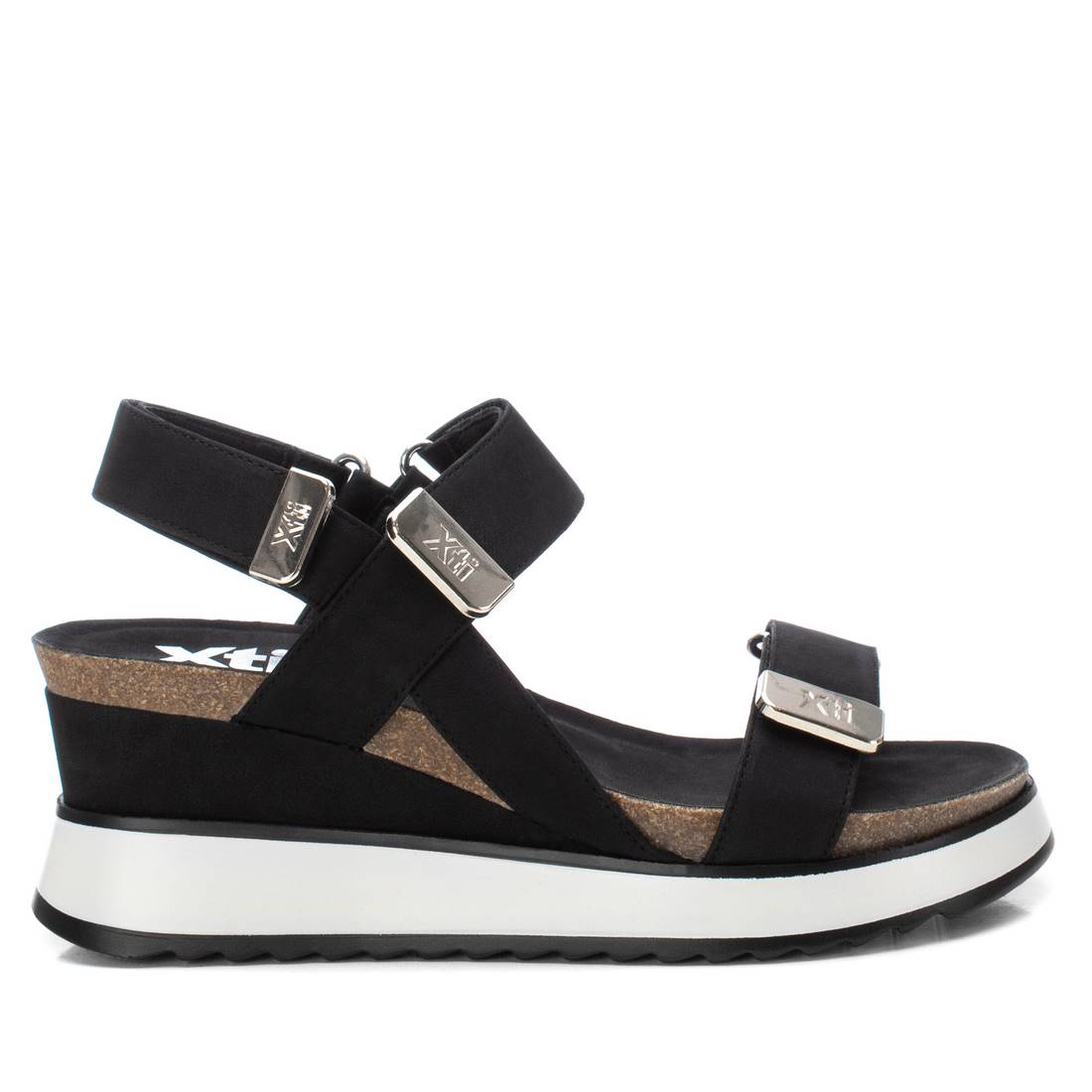 Women's sandals 142619 BLACK