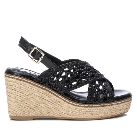 Women's sandals 142746 BLACK