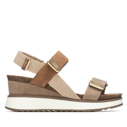 Xti BEIGE PU LADIES SANDALS 142822