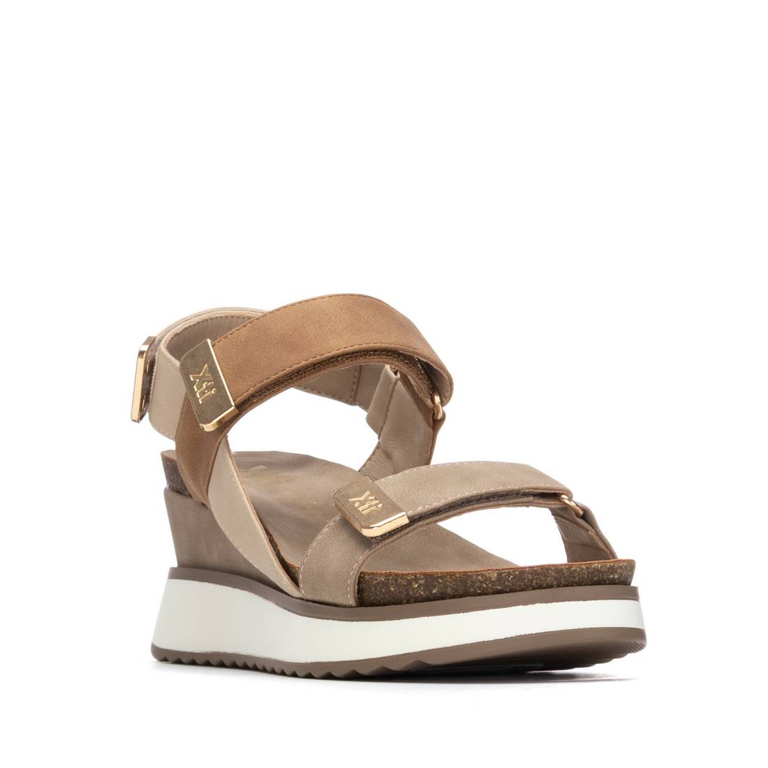 Xti BEIGE PU LADIES SANDALS 142822