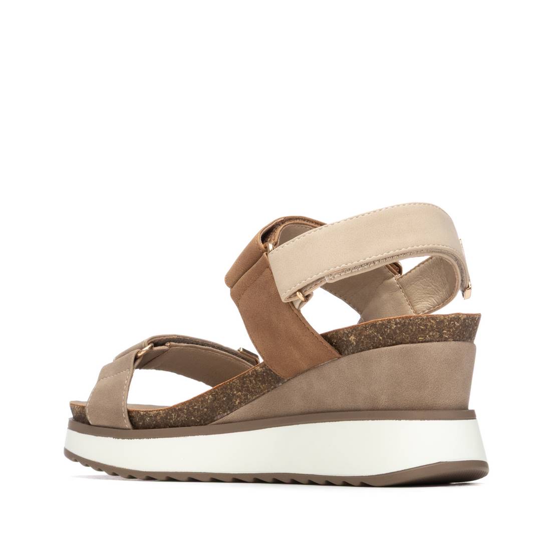 Xti BEIGE PU LADIES SANDALS 142822
