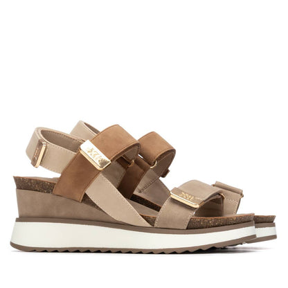 Xti BEIGE PU LADIES SANDALS 142822