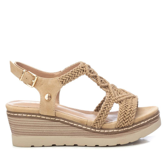 Women's sandals 142838 BEIGE