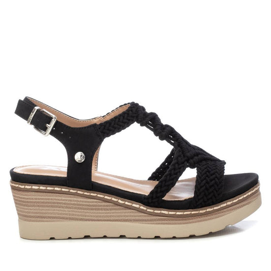 Women's sandals 142838 BLACK