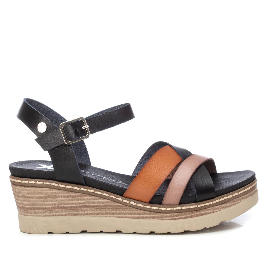 Women's sandals 142849 BLACK