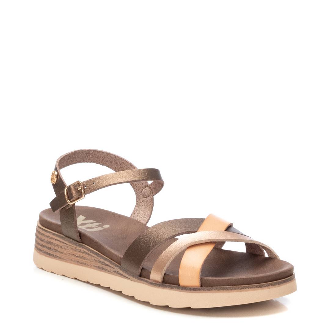 Women's Low Wedge Strappy Sandals By XTI 142852