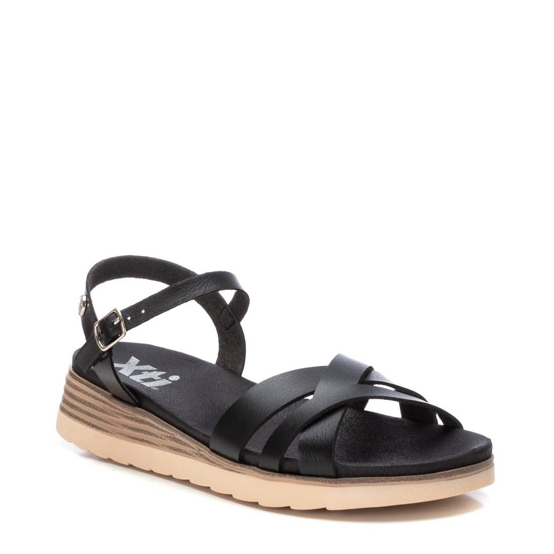 Women's Low Wedge Strappy Sandals By XTI 142852
