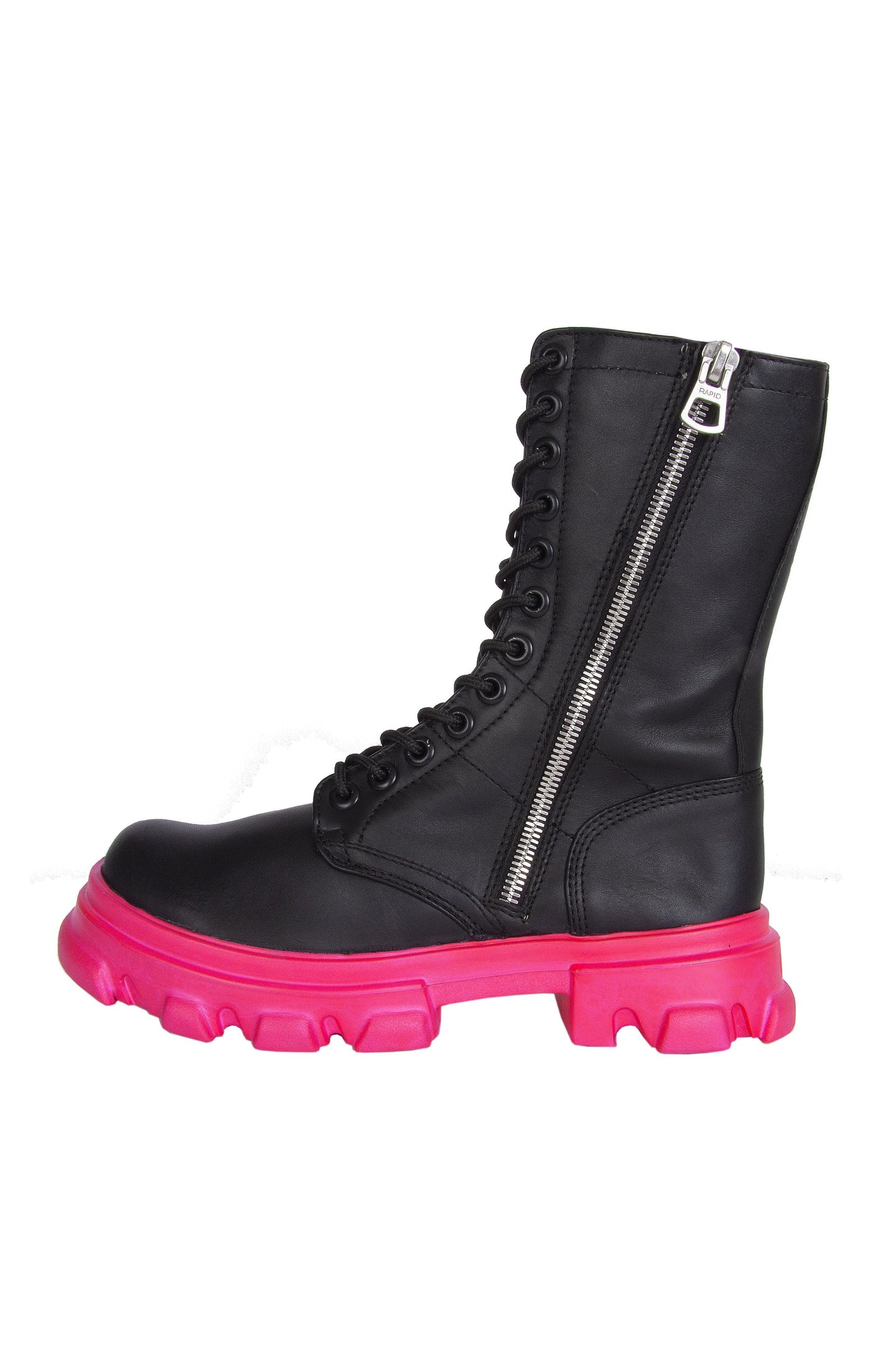 High Altitude Black Leather Boots BSB