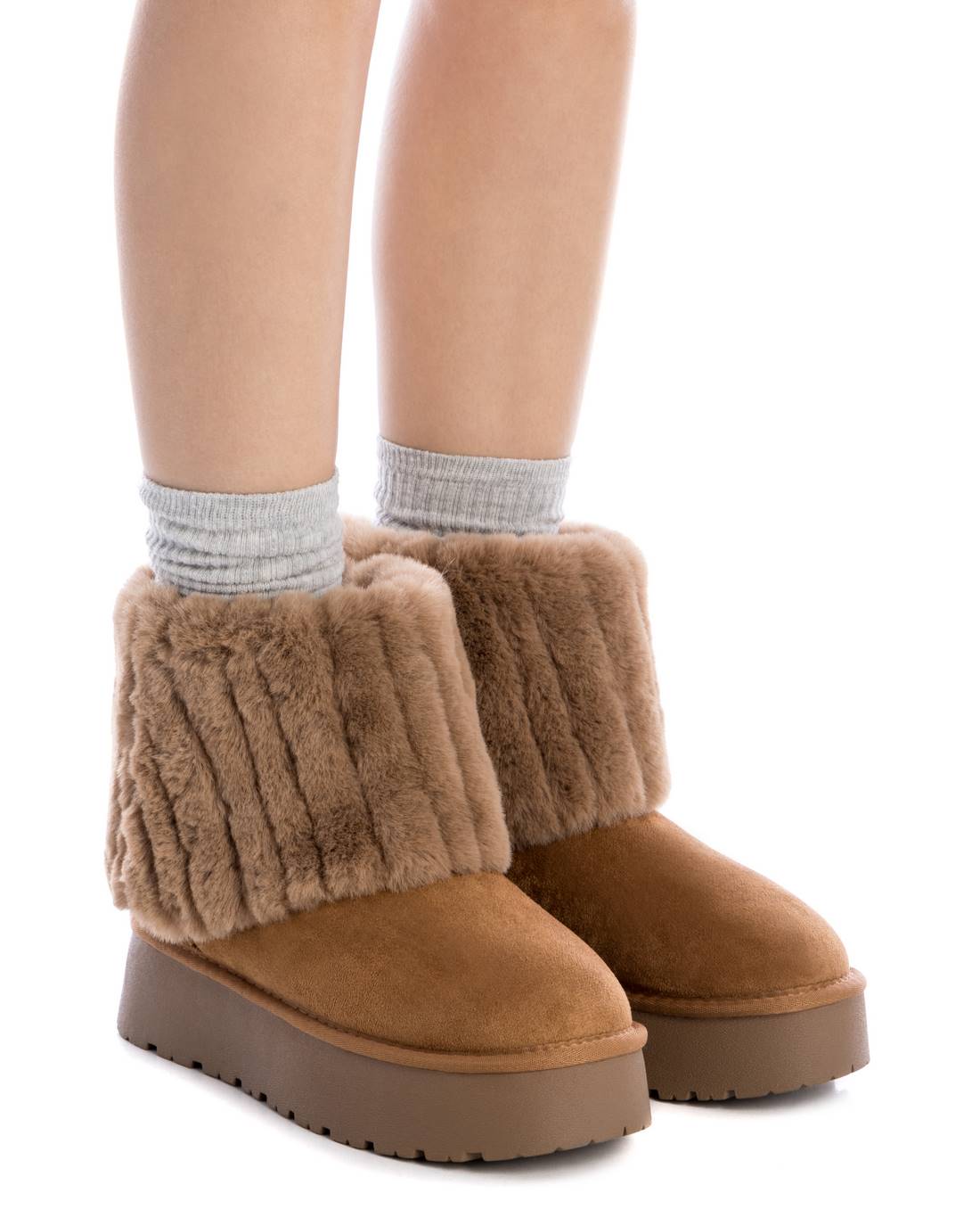 XTI Women's Winter Suede Booties By XTI 143519