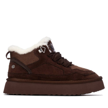 XTI Women's Casual Suede High Top Sneakers 144338