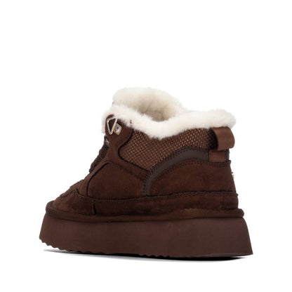 XTI Women's Casual Suede High Top Sneakers 144338