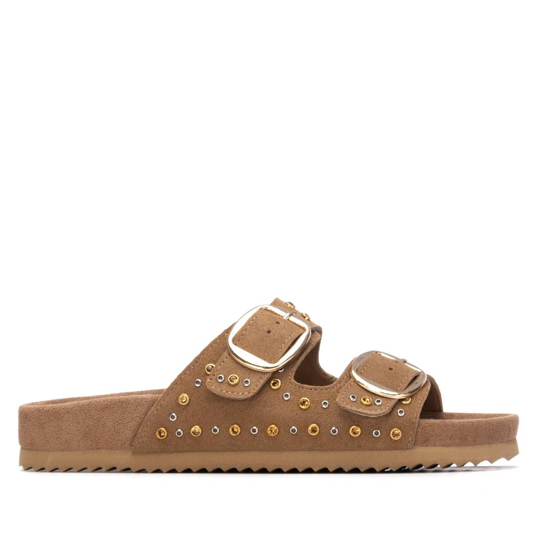 Xti CAMEL SUEDE LADIES SANDALS 145066