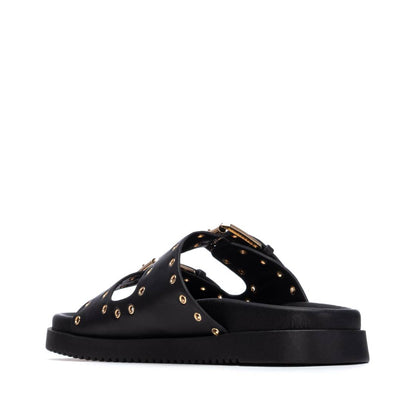 Xti BLACK PU LADIES SANDALS 145083