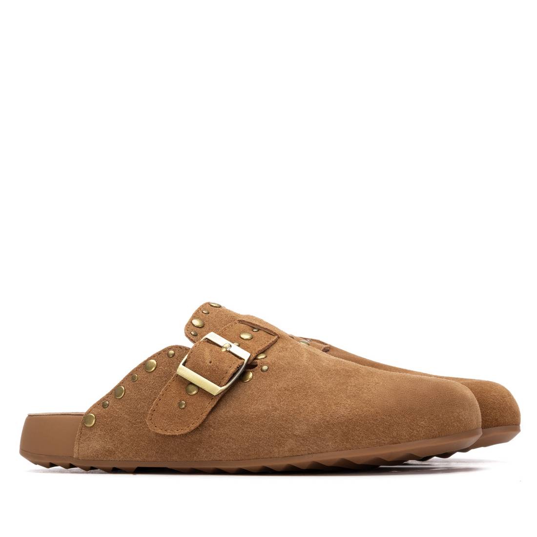 Xti CAMEL SUEDE LADIES SHOES 145121