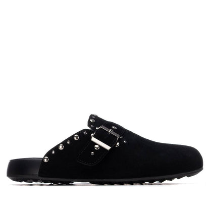 Xti BLACK SUEDE LADIES SHOES 145121