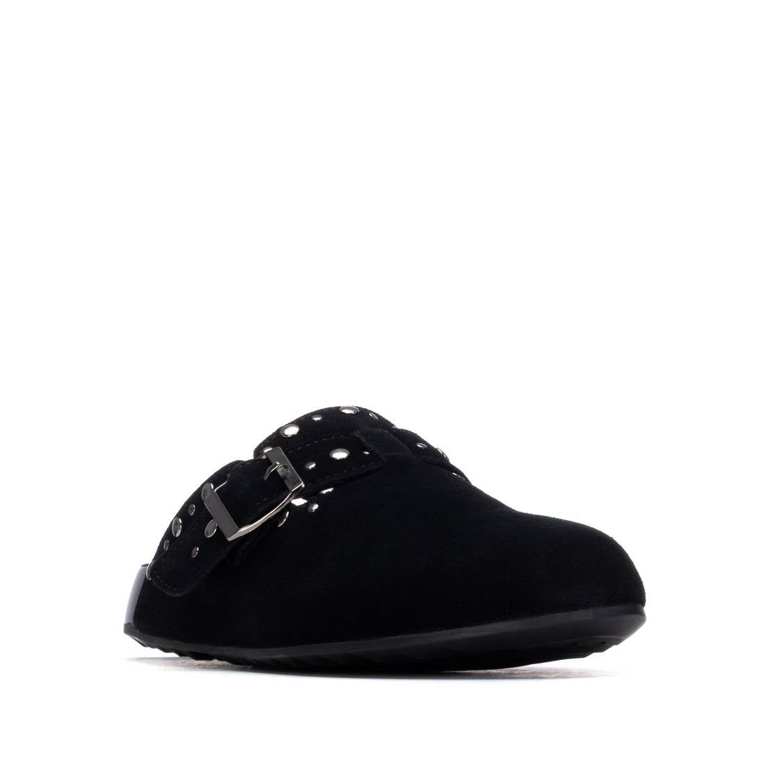 Xti BLACK SUEDE LADIES SHOES 145121