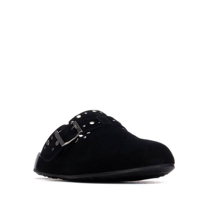 Xti BLACK SUEDE LADIES SHOES 145121