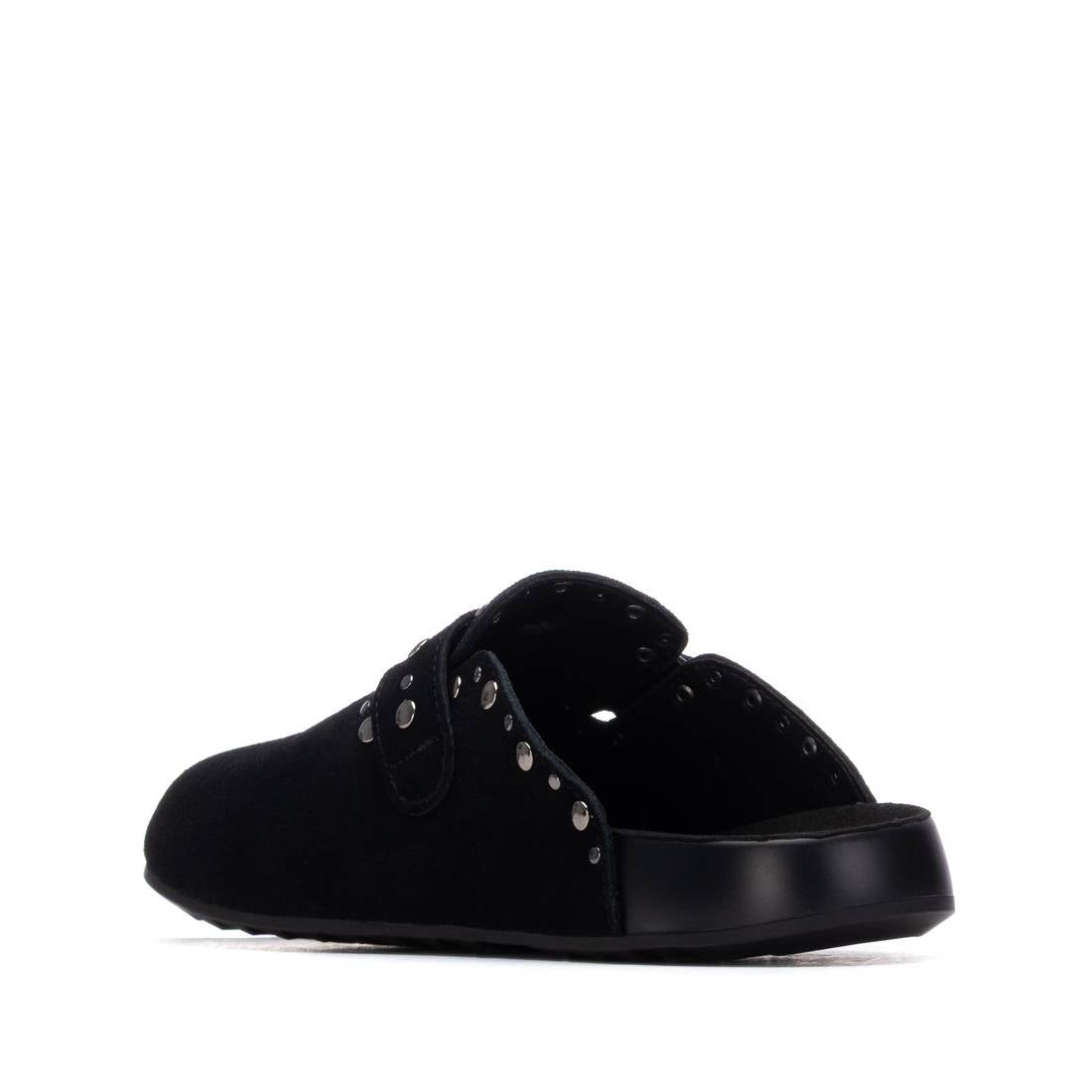 Xti BLACK SUEDE LADIES SHOES 145121