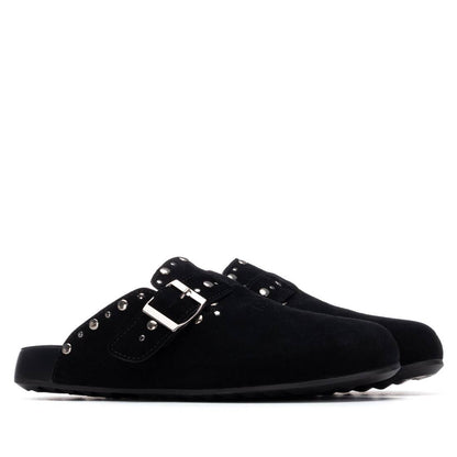 Xti BLACK SUEDE LADIES SHOES 145121