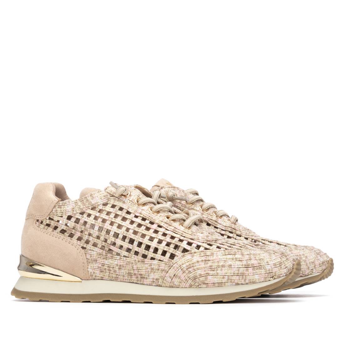 Xti BEIGE TEXTILE LADIES SHOES 145196