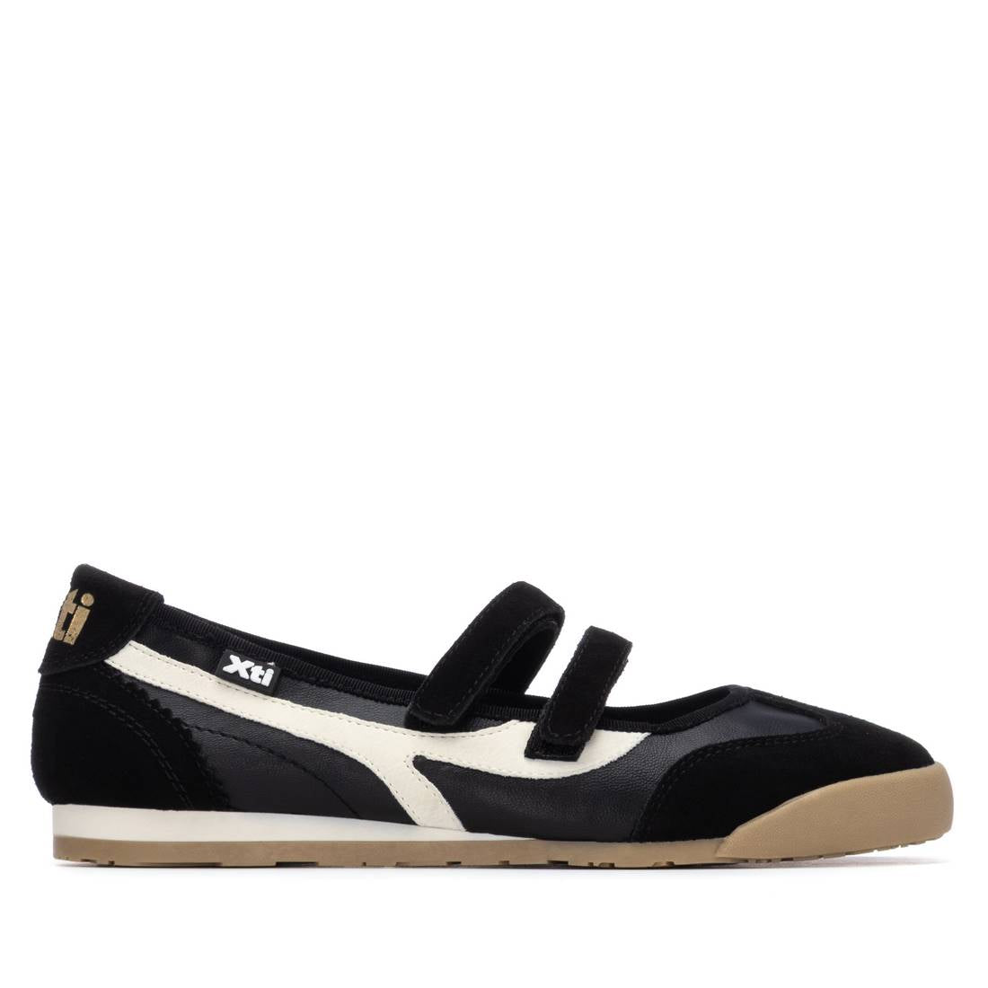 Xti BLACK PU LADIES SHOES 145220