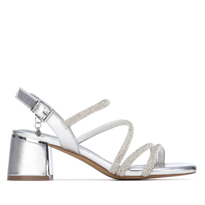 Xti SILVER PU LADIES SANDALS 145260