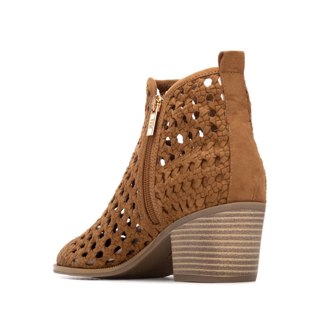 Xti CAMEL MICROFIBER LADIES ANKLE BOOTS 145267