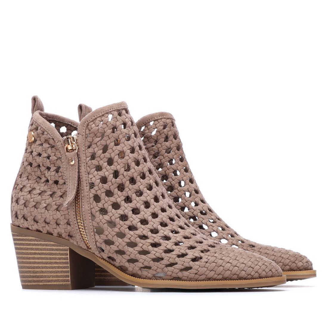 Xti MICROFIBER LADIES ANKLE BOOTS 145267