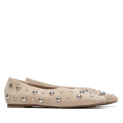 Xti TAUPE MICROFIBER LADIES SHOES 145283