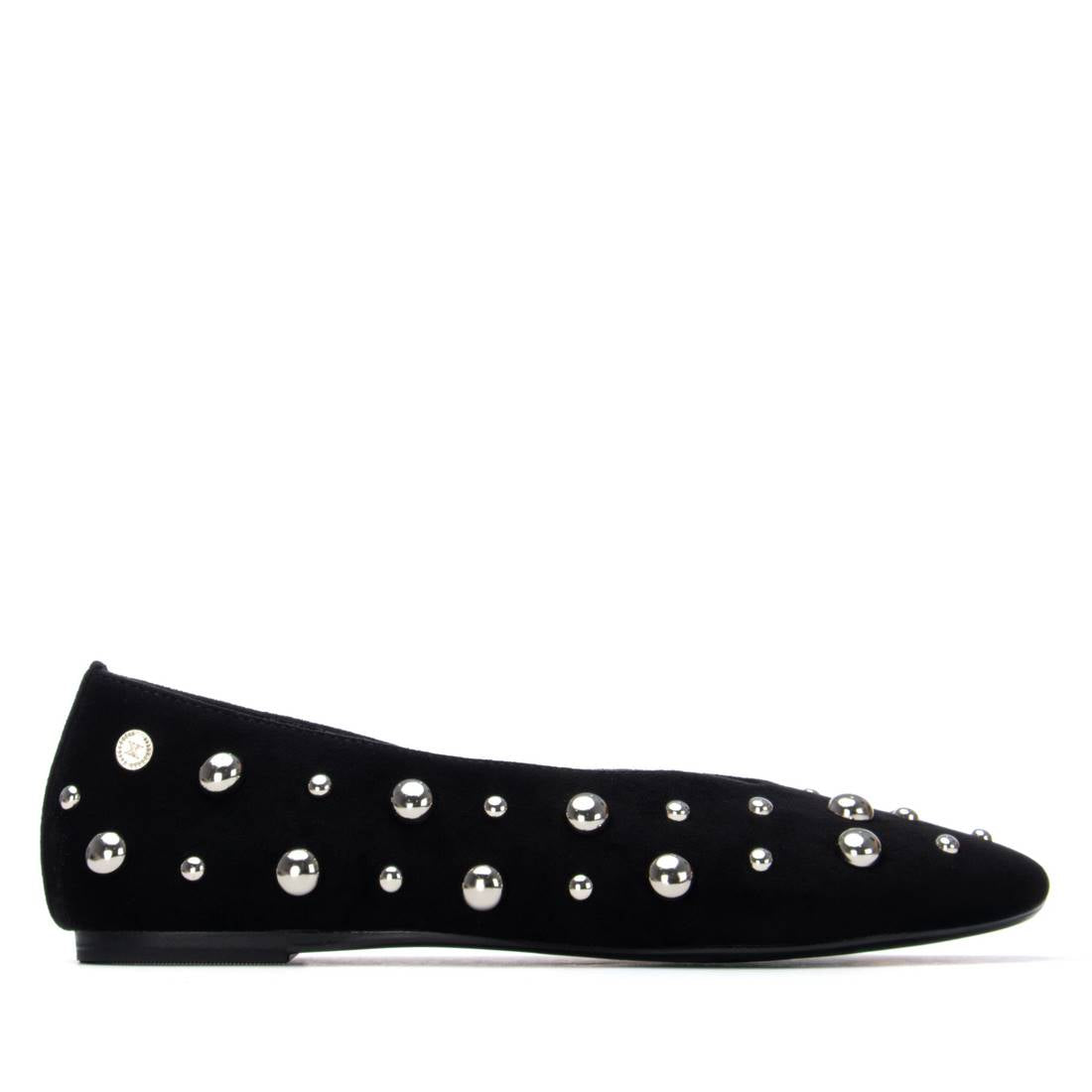 Xti BLACK MICROFIBER LADIES SHOES 145283