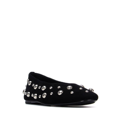 Xti BLACK MICROFIBER LADIES SHOES 145283