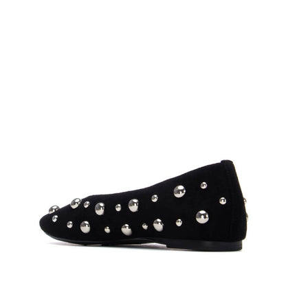 Xti BLACK MICROFIBER LADIES SHOES 145283