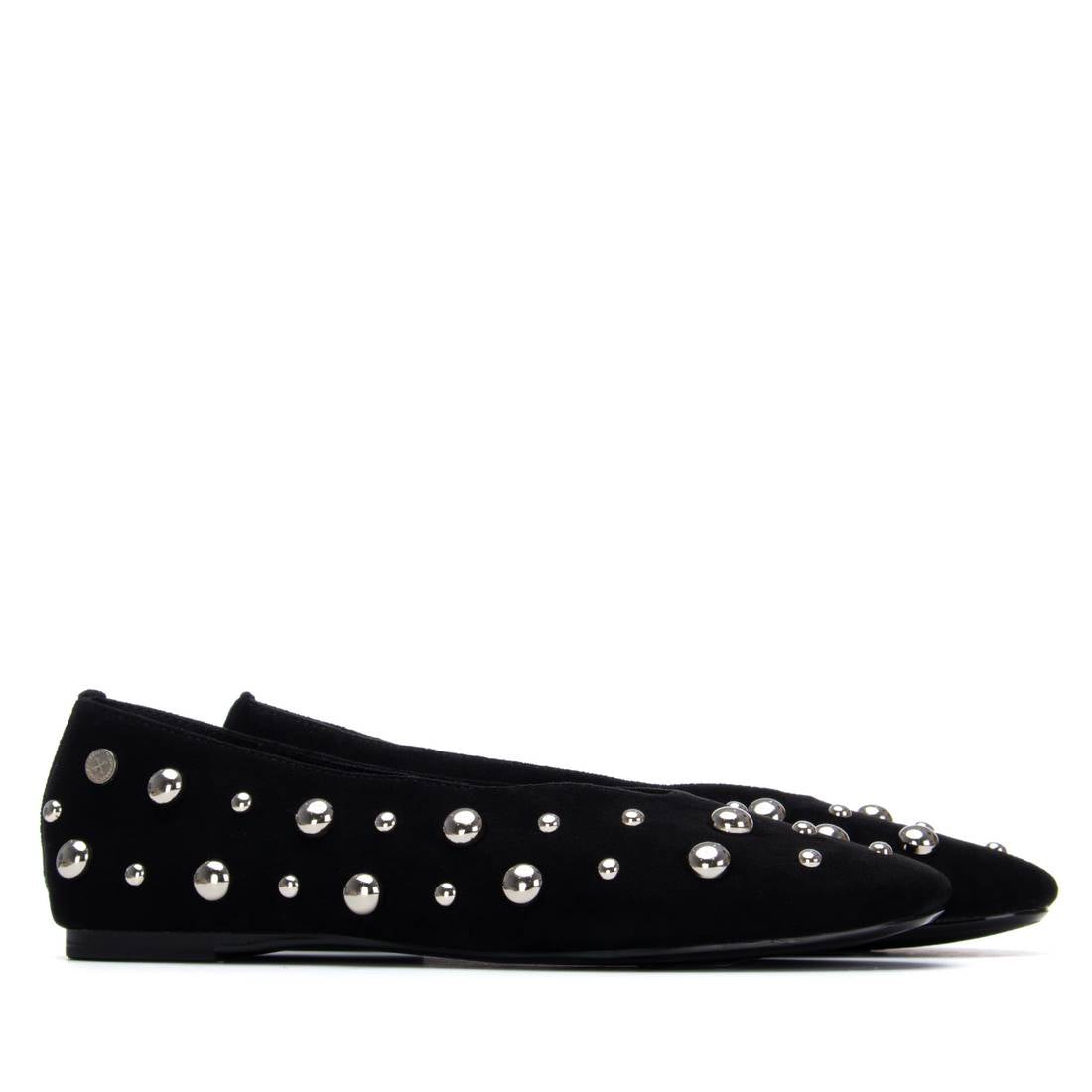 Xti BLACK MICROFIBER LADIES SHOES 145283