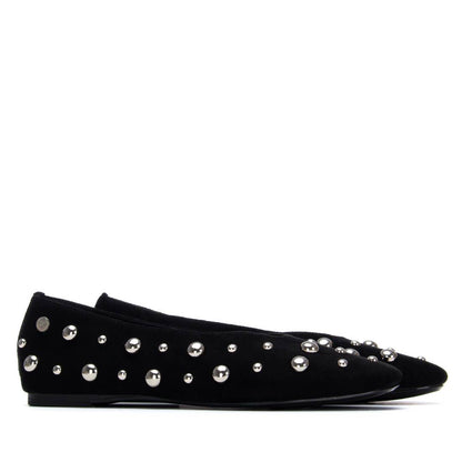 Xti BLACK MICROFIBER LADIES SHOES 145283