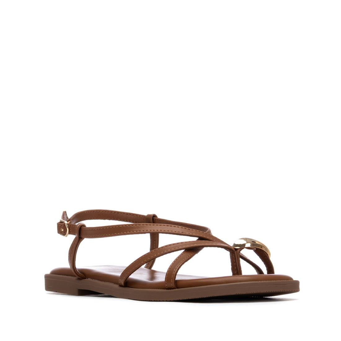 Xti CAMEL PU LADIES SANDALS 145358
