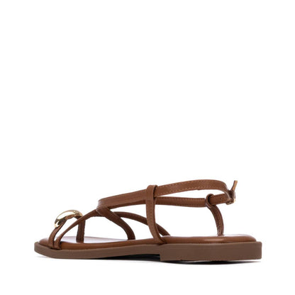 Xti CAMEL PU LADIES SANDALS 145358