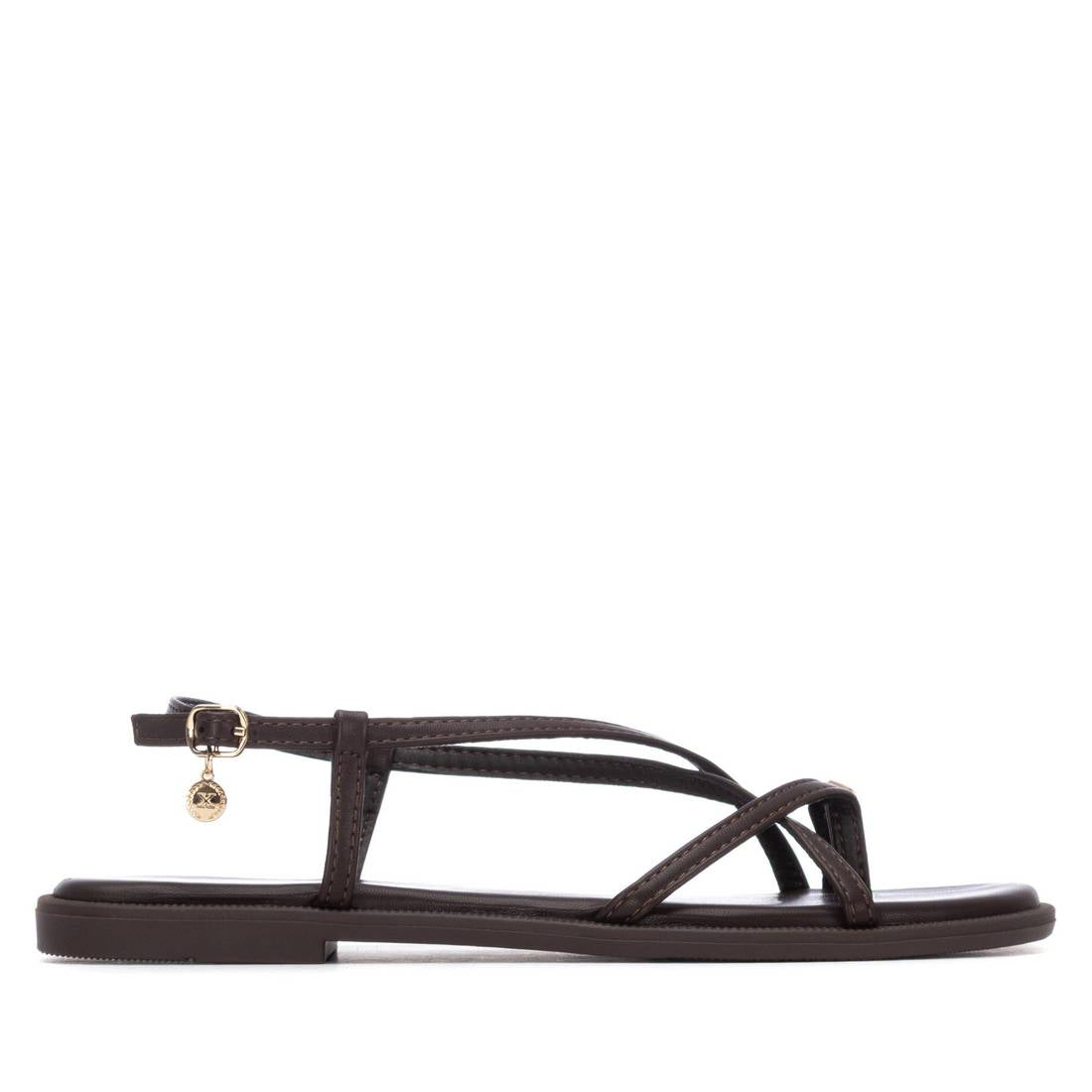 Xti BROWN PU LADIES SANDALS 145358