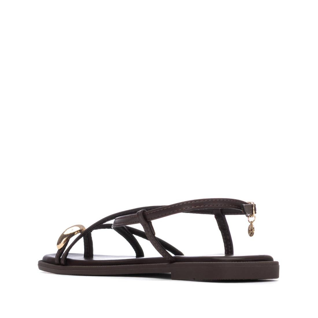 Xti BROWN PU LADIES SANDALS 145358