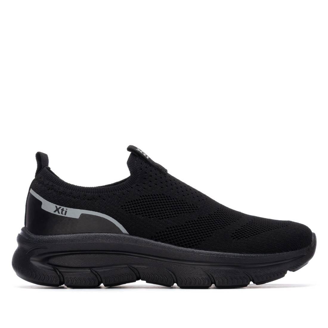 Xti BLACK TEXTILE LADIES SHOES 145393