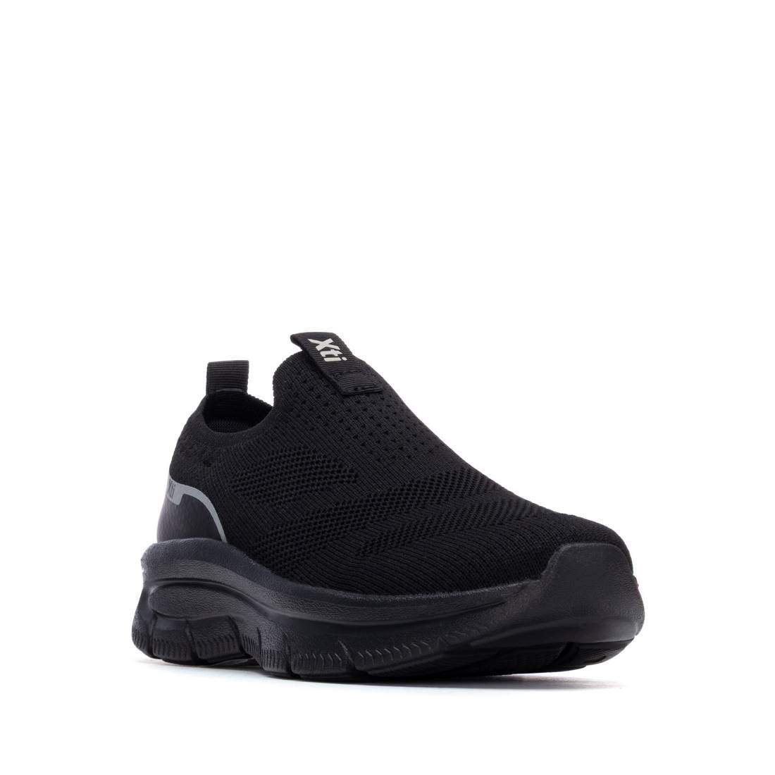 Xti BLACK TEXTILE LADIES SHOES 145393