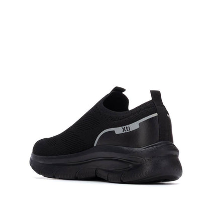 Xti BLACK TEXTILE LADIES SHOES 145393