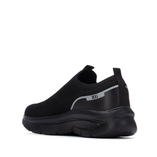 Xti BLACK TEXTILE LADIES SHOES 145393