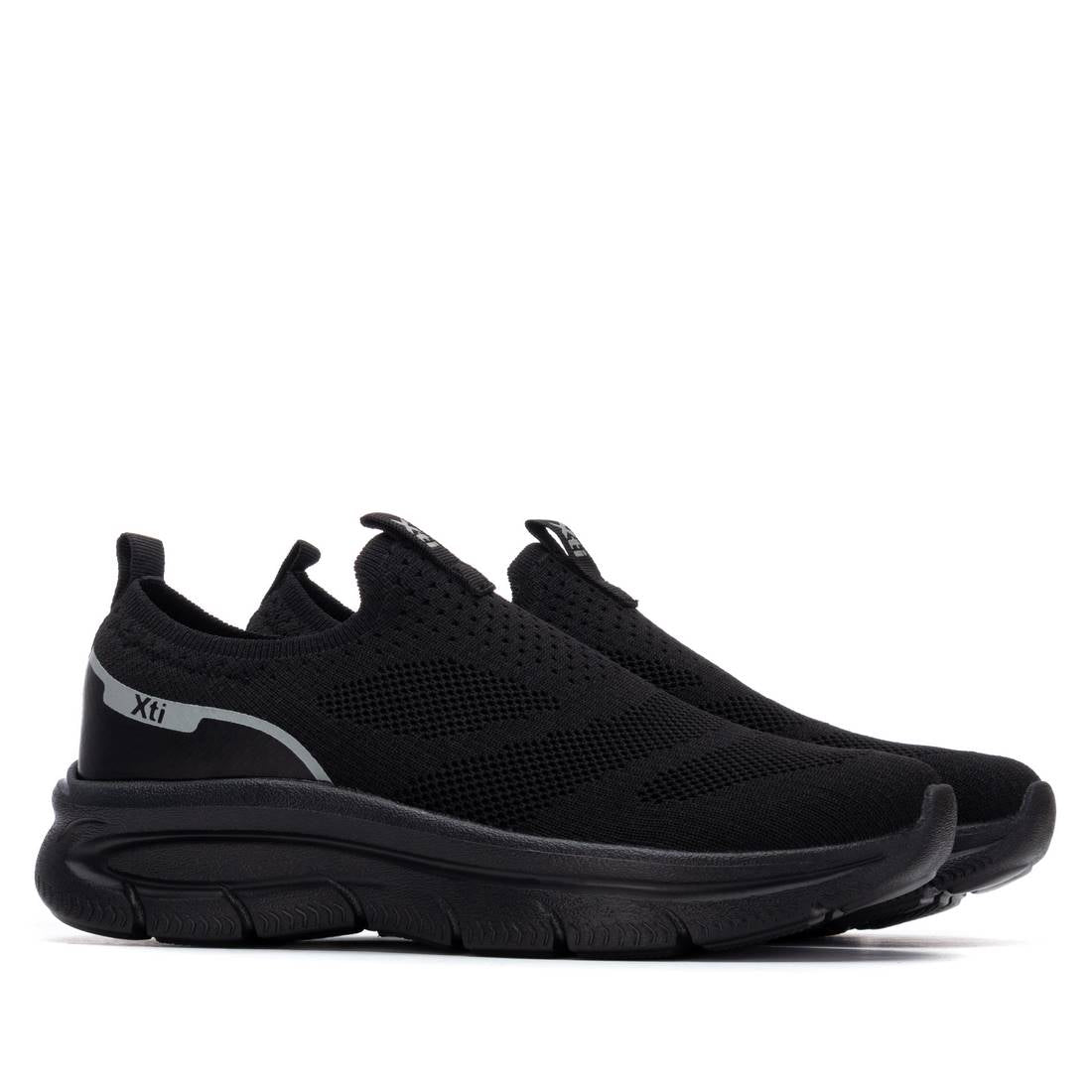 Xti BLACK TEXTILE LADIES SHOES 145393