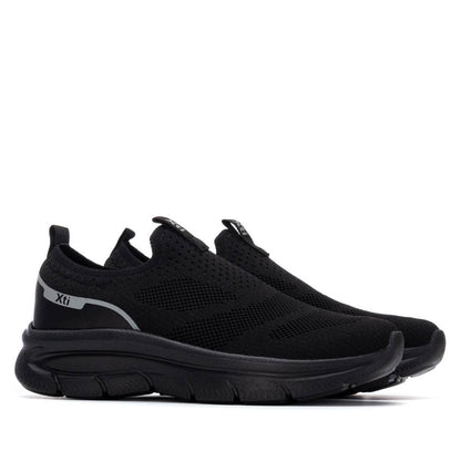 Xti BLACK TEXTILE LADIES SHOES 145393