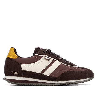XTI Women's Casual Suede Lace-Up Sneakers 146118