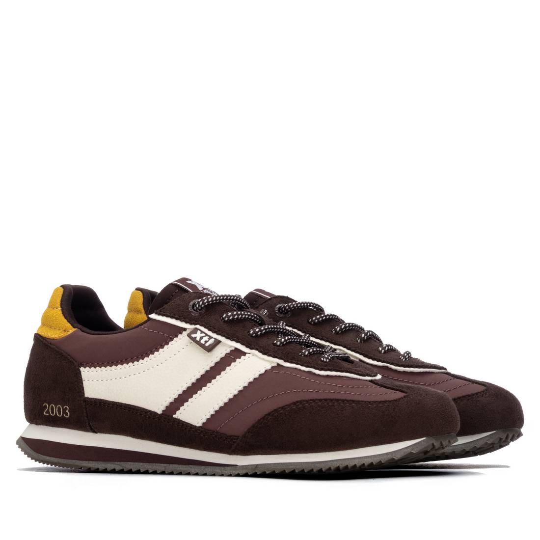 XTI Women's Casual Suede Lace-Up Sneakers 146118