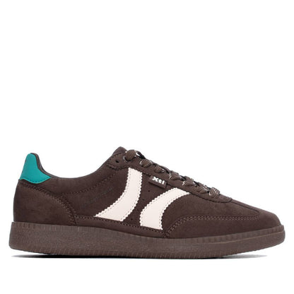 XTI Women's Casual Suede Lace-Up Sneakers 146125