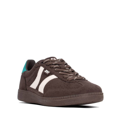 XTI Women's Casual Suede Lace-Up Sneakers 146125