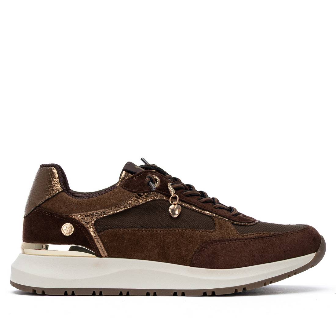 XTI Women's Casual Suede Lace-Up Sneakers 146138